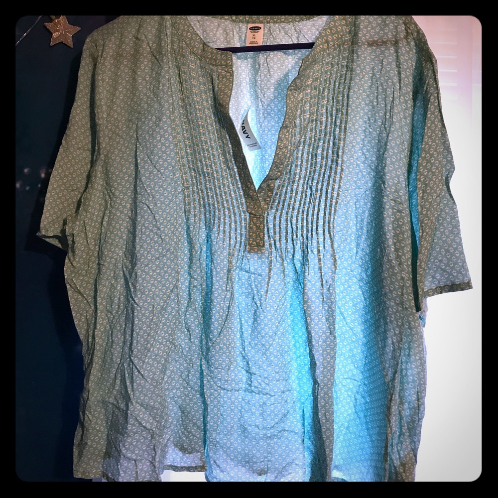 NWT Old Navy Floral Blouse - XL